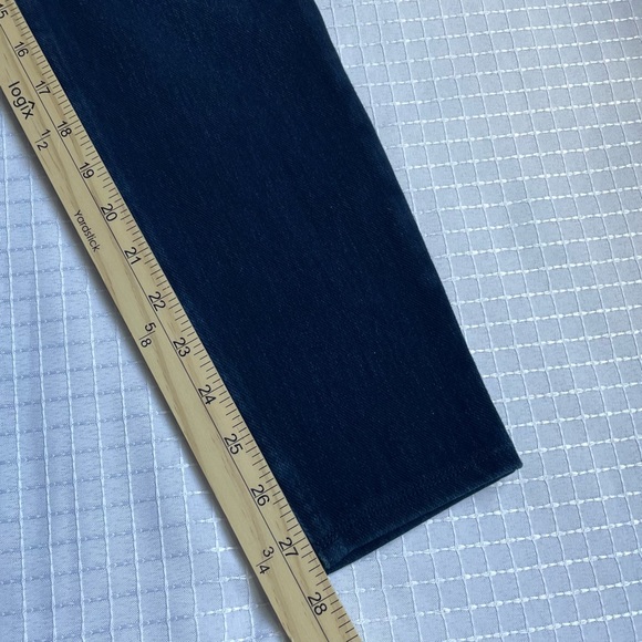 Spanx Jean Jeggings Size Medium Tummy Control Panel Dark Wash Faux Front Pickets - Picture 4 of 8